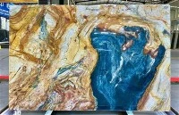 Плита бразильского кварцита Blue Louise